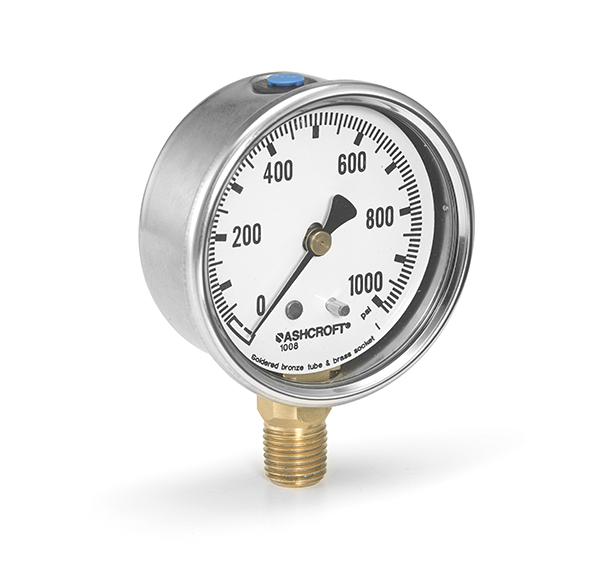 1008A/AL 63/100mm Pressure Gauge Commercial Ashcroft