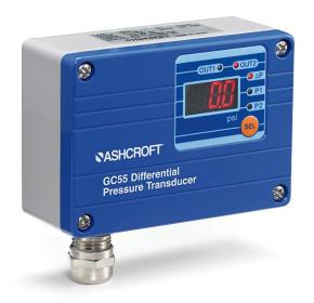 GC55 Wet/Wet Indicating Differential Pressure Transducer with Switch Outputs