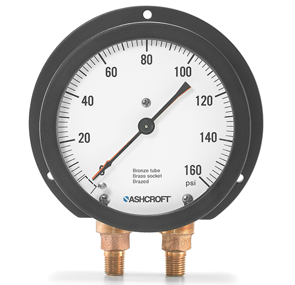 1038A Duplex Pressure Gauge ASME B40.1
