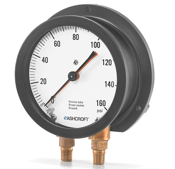 1038A Duplex Pressure Gauge ASME B40.1