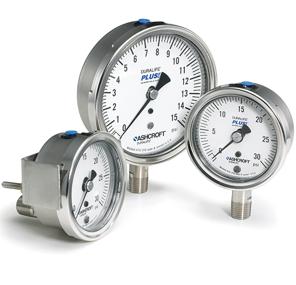 1009 Duralife 2.5/3.5 Inch Pressure Gauge ASME B40.1