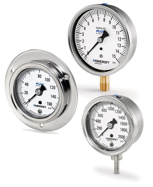 Details about   New Ashcroft 25-1009-AW-02B-30IMV&600#-XLL 30in.Hg-600PSI Pressure Gauge 