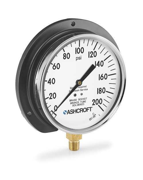 Ashcroft no 30 to 100 PSI Pressure Guage 1/4" NPT 1000 2 1/2" Dial 