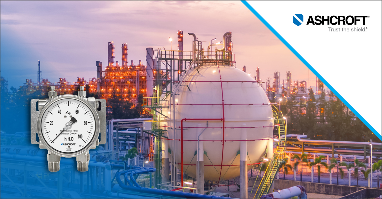 Why use a differential pressure gauge to measure flow?