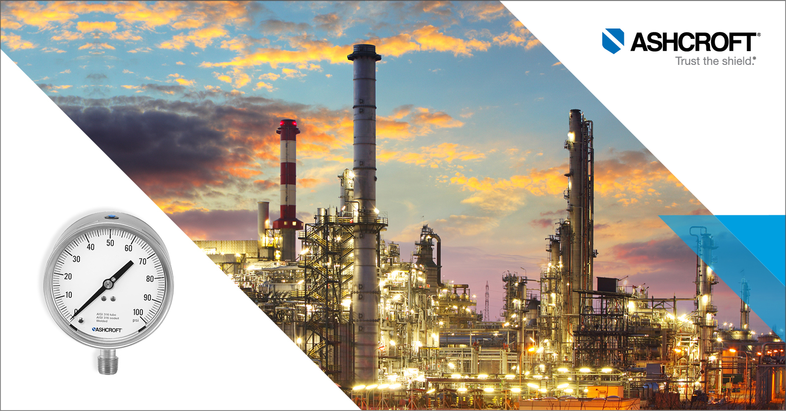 NACE - Compliant Pressure Gauges For Sour Gas and Crude Oil Applications